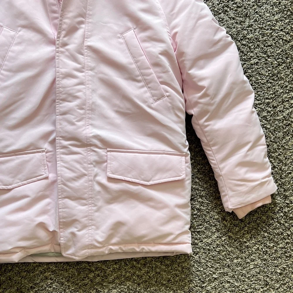 POLO RALPH LAUREN Faux-Fur-Trim Down Parka size L (12-14) NWOT